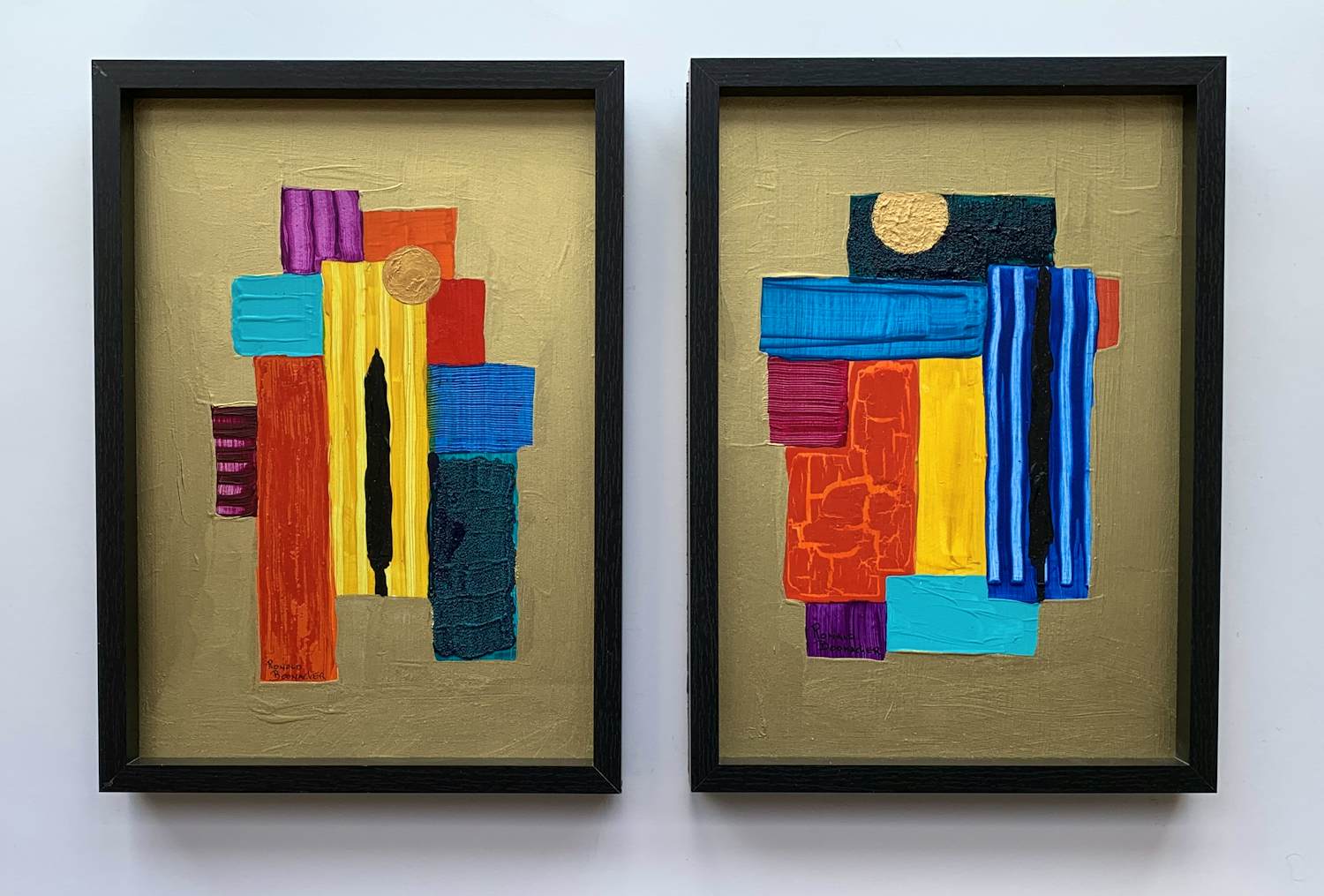 Ronald Boonacker - Italiaans Landschap /DUO I (Certificaat van echtheid) verkocht voor € 165!