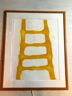 Armando - ' De Ladder' | 'Der Leiter' verkocht voor € 700!