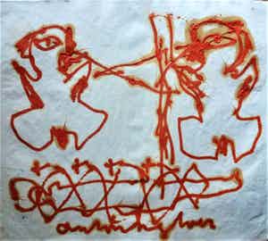 Anton Heyboer - Confrontatie. verkocht voor € 150!