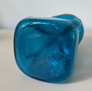 Jacob Eiler Bang - IJsvogel blauwe 'kluk kluk' karaf - Holmegaard kopen? Bied vanaf 50!