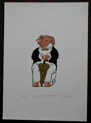 Willem van Malsen - Litho: Vijf jaar Galerie Balans - 1975 kopen? Bied vanaf 49!