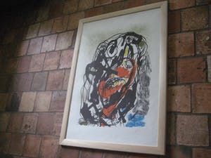 Asger Jorn - Uit de serie 'Von Kopf bis Fuss' - ingelijst - oplage 75 kopen? Bied vanaf 1095!