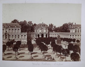 Niet of onleesbaar gesigneerd - Stadsgezicht Dresden kopen? Bied vanaf 10!