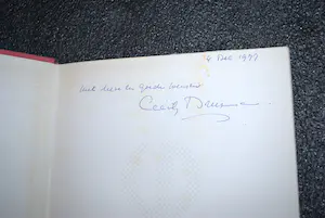 Cecile Dreesmann - vertelt over haar levenswerk, gesigneerd met opdracht 4 dec 1977,incl expoboekje kopen? Bied vanaf 20!