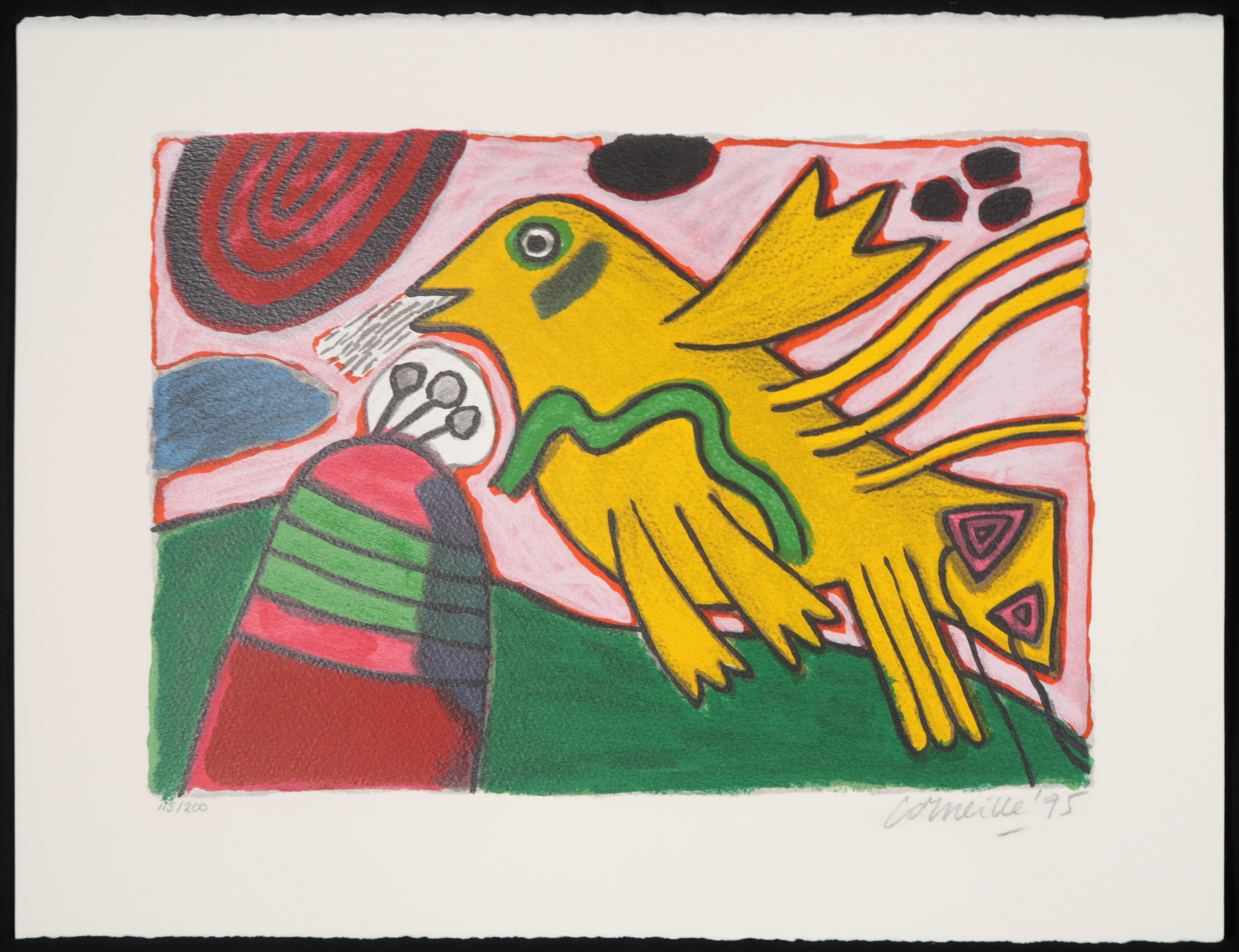 Corneille - Zeefdruk, l'Oiseau jaune  kopen? Bied vanaf 120!