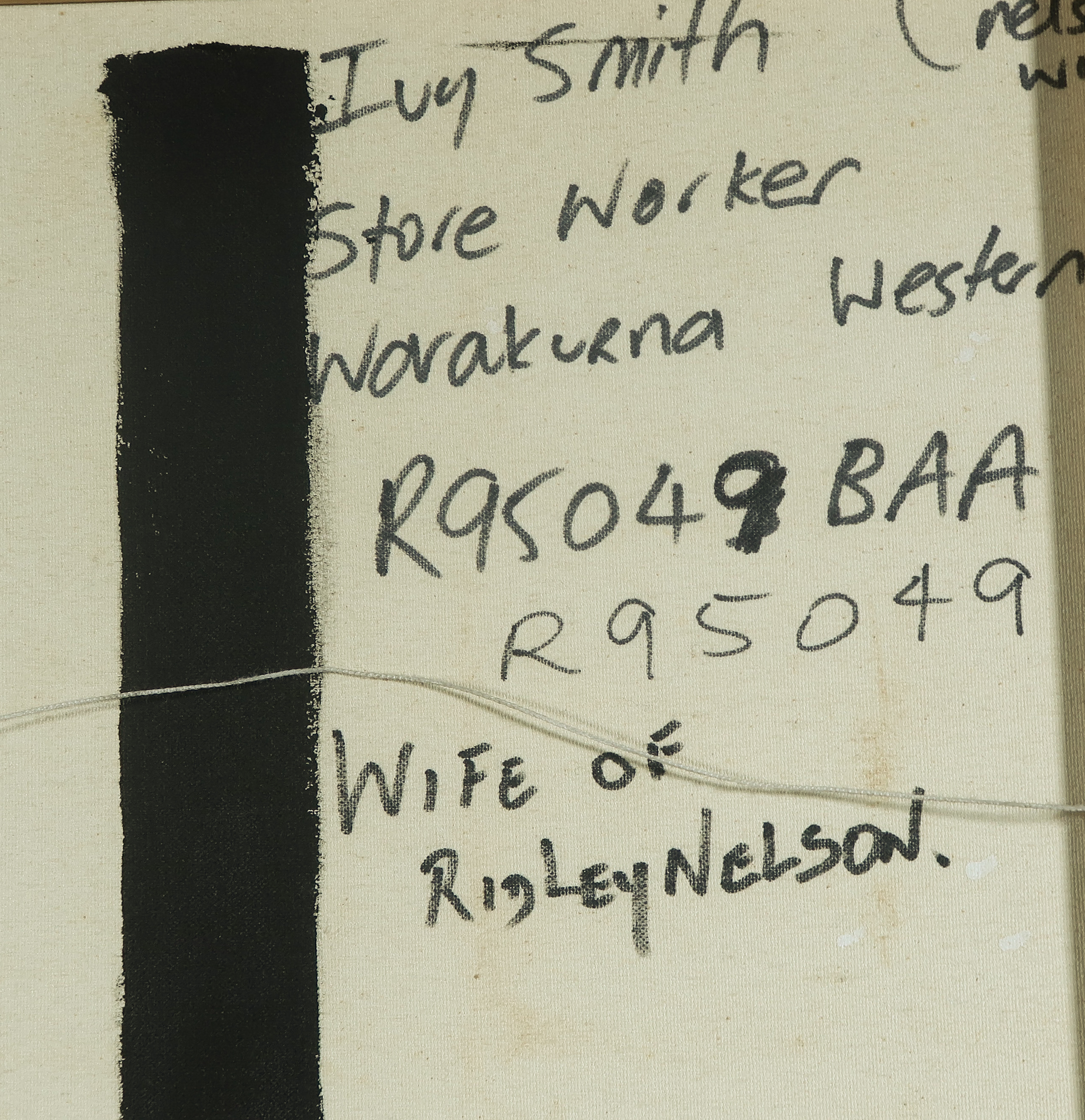 Gemieka Ivy Smith - Acryl op doek, Store worker (Aboriginal Art) kopen? Bied vanaf 100!