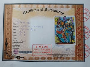 Simeon Gonzales - Peces II kopen? Bied vanaf 375!