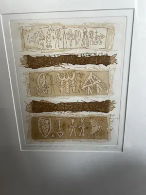 H. J. van den Berg - Primitieve geschiedenis - Kunst 50x65 kopen? Bied vanaf 40!