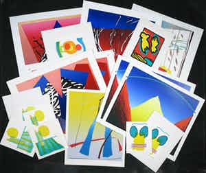 Peter Louman - en Piet de Ridder, Lot van 18 stuks grafiek verkocht voor € 50!