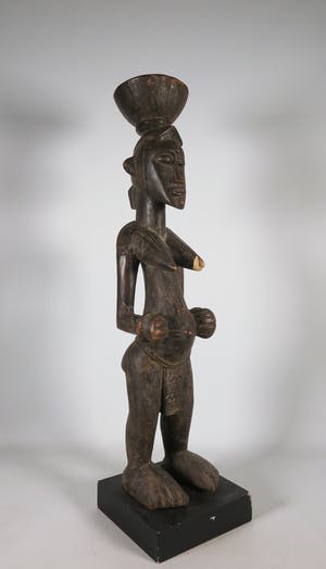 Senufo - Hout, Staand vrouwelijk figuur kopen? Bied vanaf 1!