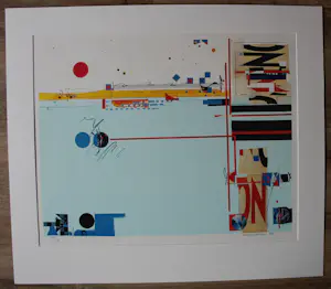 Sam Middleton - Zeefdruk: Blues manuscript - 1999 kopen? Bied vanaf 95!