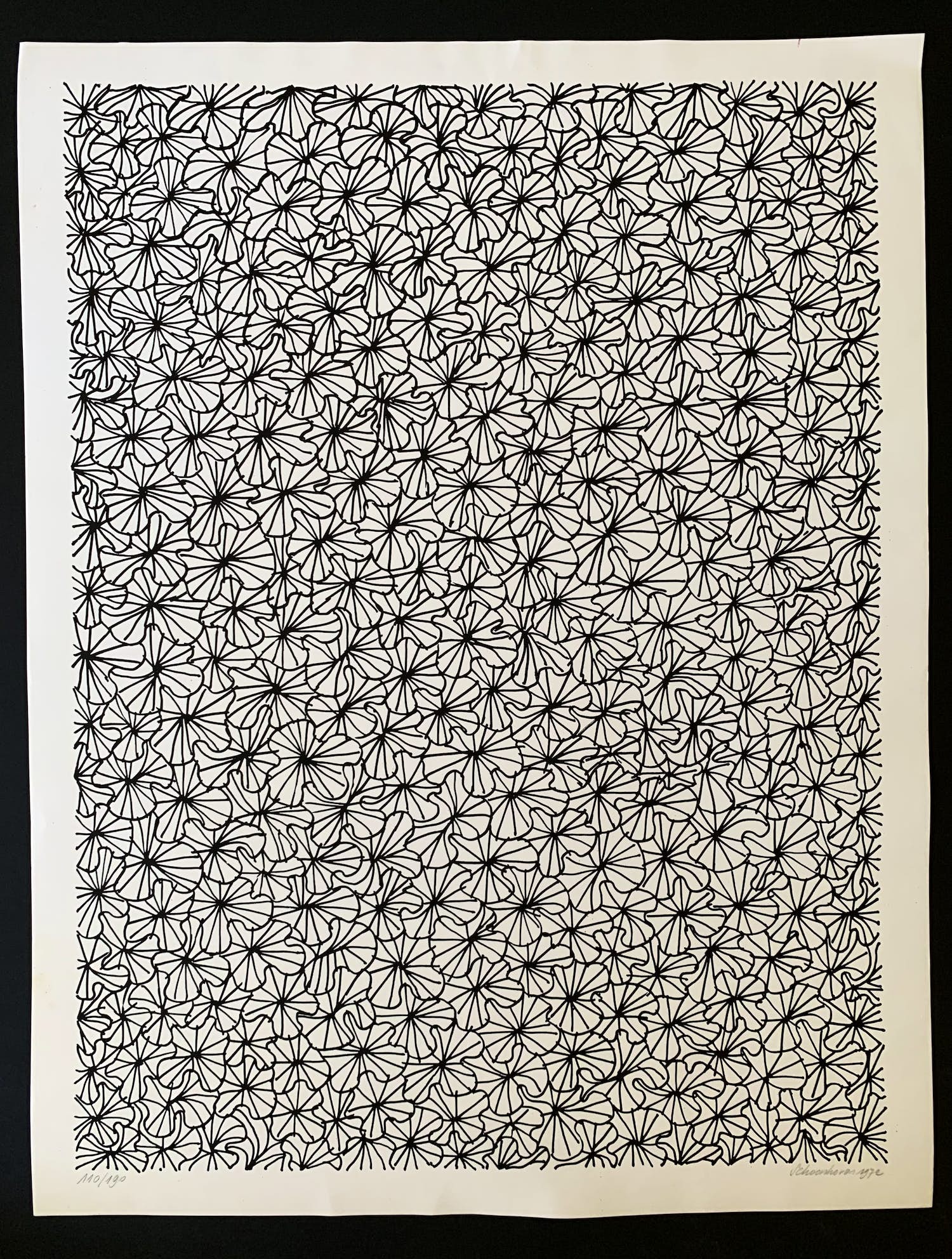Jan Schoonhoven - Prent 190 verkocht voor € 500!