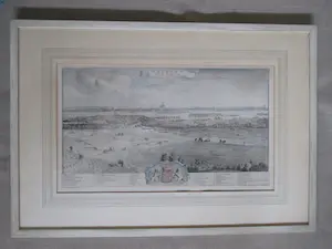 Niet of onleesbaar gesigneerd - Ingelijste ingekleurde gravure Haarlem aan de Westzijde kopen? Bied vanaf 10!