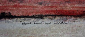 Hans Innemee - ingelijste zeefdruk: about level and direction (groot/netjes ingelijst) kopen? Bied vanaf 150!