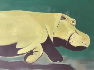 Muriël Musa - Nijlpaard groen kopen? Bied vanaf 500!