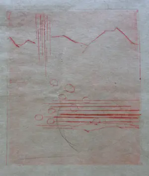 Jan Montyn - FIGURATIEVE ABSTRACTIE / KLEURETS / 41x57cm / SIG / 1984 kopen? Bied vanaf 10!