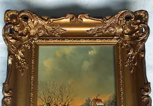 Hendrik Breedveld - (1918-1999) – 2x Olieverf op paneel , 2 Winterlandschappen - ingelijst kopen? Bied vanaf 1!