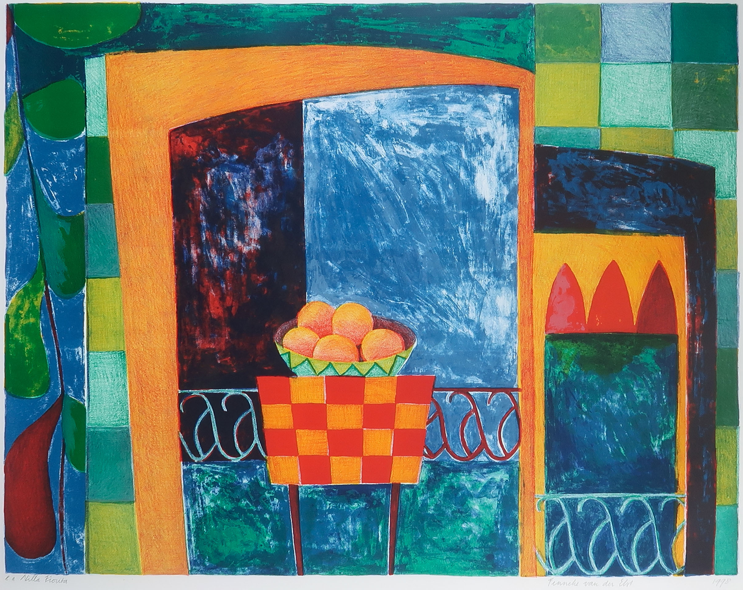 Fenneke van der Elst - Zeefdruk, Nilla Fiorita - Ingelijst (Groot) kopen? Bied vanaf 35!