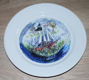 Corneille - Amsterdamse haven 2005 & zeefdruk op bord door Jan Sierhuis kopen? Bied vanaf 85!