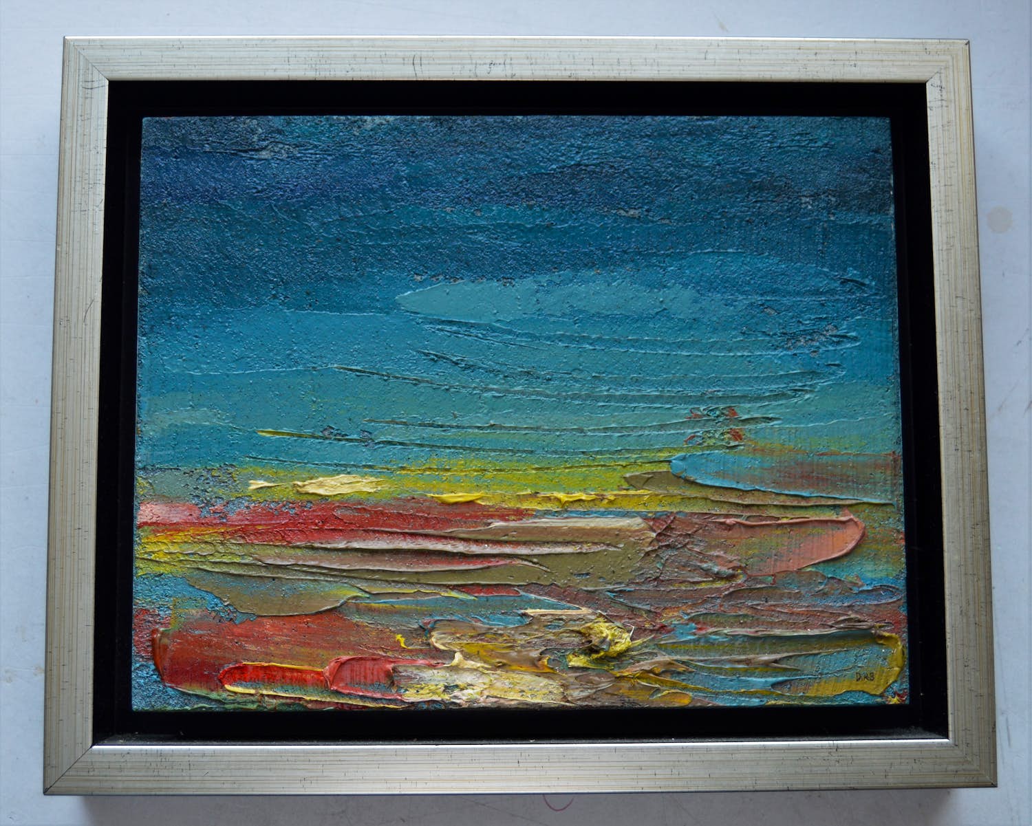 Di Reurhoff-Behrens - Zonder titel. Abstract werk. verkocht voor € 125!