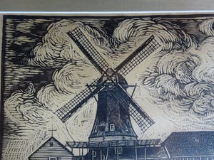 Willem Karel Rees - Molen "De Bonte Hen". kopen? Bied vanaf 40!