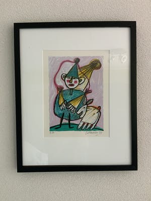 Corneille - Pierot met hondje kopen? Bied vanaf 120!