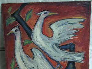 Klaas Pijlman - 2 Gouaches, “Vogels” en “Storm” – 1961 kopen? Bied vanaf 1!