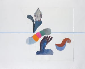 Gabrielle van de Laak - Gemengde techniek op papier, Zonder titel - Ingelijst kopen? Bied vanaf 70!