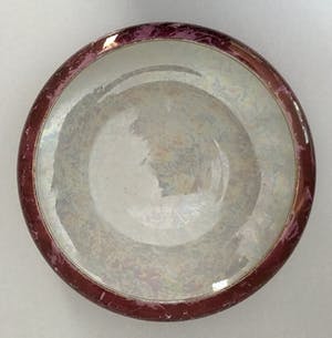 Societe Ceramique - Unica rood parelmoer schaal kopen? Bied vanaf 25!