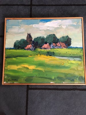 Wim van der Veer - Fries landschap kopen? Bied vanaf 100!