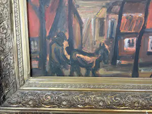 Constant Permeke - Boer en Werkpaard bij Avond kopen? Bied vanaf 300!