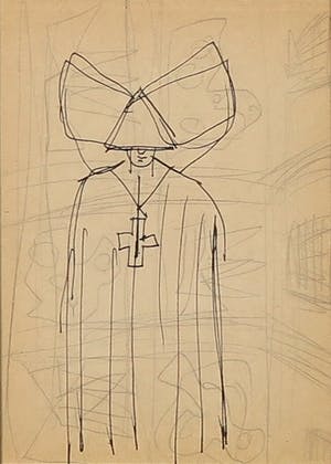 Siep van den Berg - Lot van drie inkttekeningen, Abstracte composities en een non - Ingelijst kopen? Bied vanaf 1!