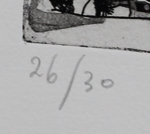 Lucebert - Ets: Paradijs + gedicht - 1981 kopen? Bied vanaf 150!