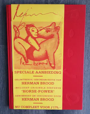 Herman Brood - Gelimiteerd kunstboek met zeefdruk "Horse Power" kopen? Bied vanaf 275!