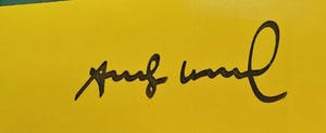 Andy Warhol - Gesigneerd affiche, XIV Olympic Winter Games - Ingelijst (Groot) kopen? Bied vanaf 1!