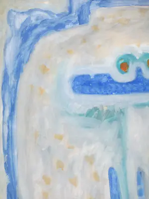 Niet of onleesbaar gesigneerd - Abstracte figuurvorm - Aquarel kopen? Bied vanaf 1!