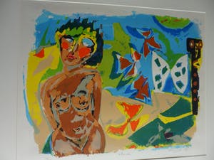 John Lie a Fo - Zeefdruk, Titel, Vlinders. kopen? Bied vanaf 40!