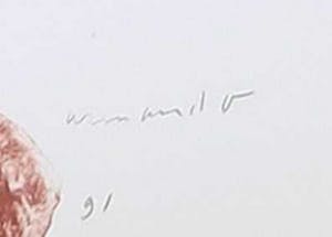 Armando - Litho, Der Kopf Rot (Zeer groot!) kopen? Bied vanaf 1!