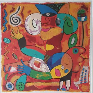 Clemens Briels - Podana - zeefdruk - gesigneerd - ingelijst - 1997 - 100 ex. kopen? Bied vanaf 1!