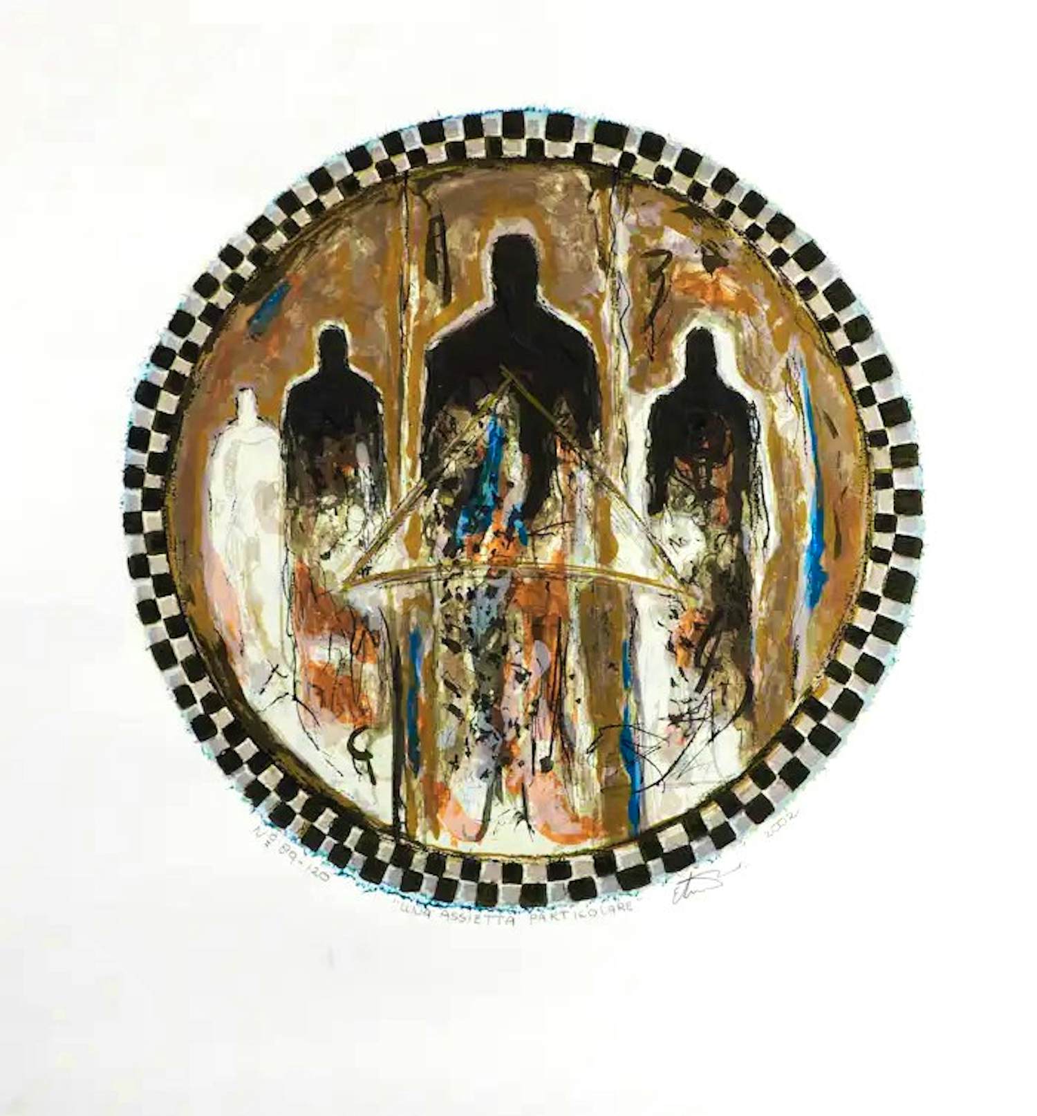 Eric Toebosch - Kleurenzeefdruk UNA ASSIETA PARTICULARE II kopen? Bied vanaf 55!