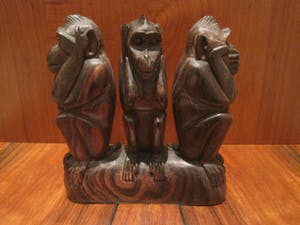 Curiosa - Amsterdamse School: Apen Horen-Zien en Zwijgen. kopen? Bied vanaf 60!