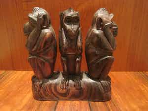 Amsterdamse School: Apen Horen-Zien en Zwijgen. verkocht voor € 60!