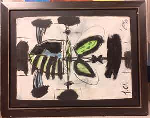 Johan Claassen - Doek Marouflé verkocht voor € 120!