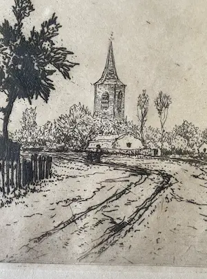 Jan Poortenaar - Dorpsgezicht / Holland kopen? Bied vanaf 55!