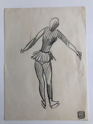 AcheterHerman Bieling - Vijf schetsen in één koop? Enchérissez de 34!