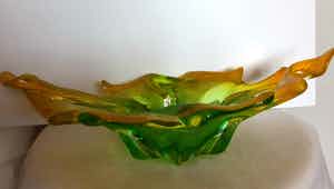 Niet of onleesbaar gesigneerd - Murano glass - Italy verkocht voor € 1!