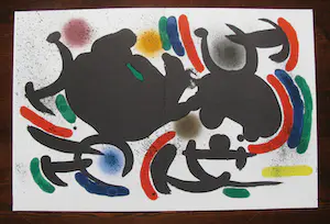 Joan Miro - Originele lithografie kopen? Bied vanaf 1!