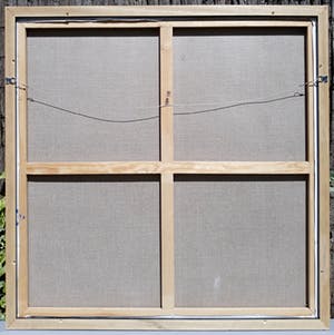 Gerriet Postma - Abstracte compositie, olieverf op doek (mooi ingelijst, groot) kopen? Bied vanaf 1200!