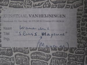 Michiel Kranendonk - Ruudt Wackers Academie - Sfeervolle AQUAREL "Sluis bij Mayenne" kopen? Bied vanaf 1!