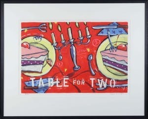 Selwyn Senatori - Table for two | Ingelijst | Groot 83x103 kopen? Bied vanaf 280!